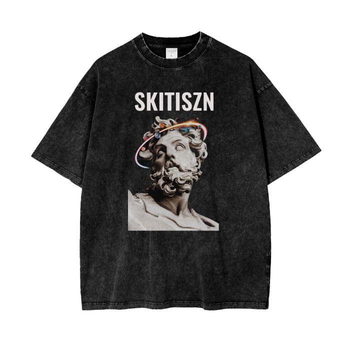 Skitiszn Skitiology Deluxe Edition Oversize T-Shirt - 250 GSM