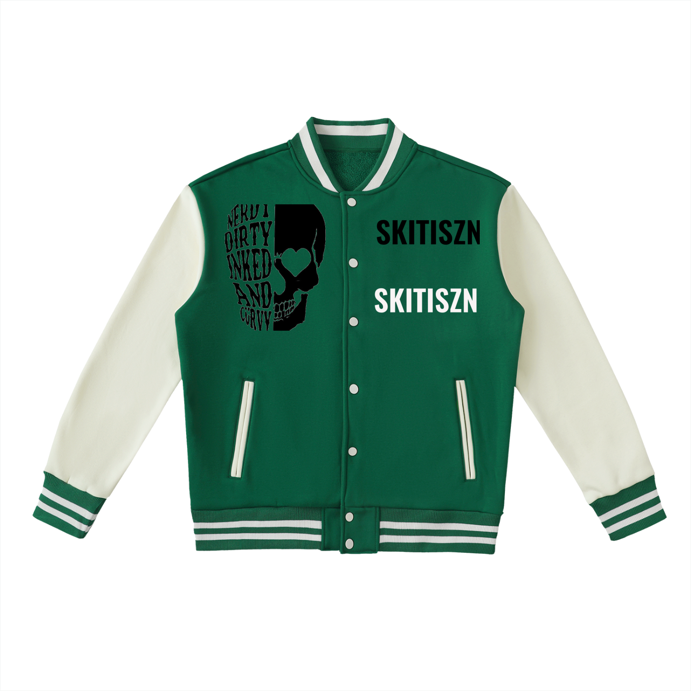 Skitiszn Limited Edition Fleeced Varsity Jacket