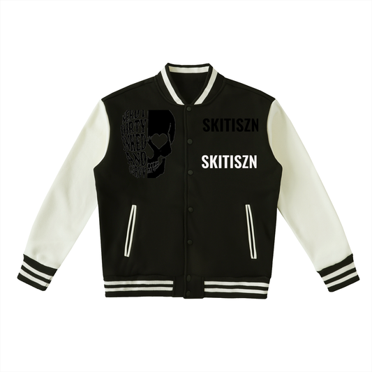 Skitiszn Two-Tone Fleeced Varsity Jacket