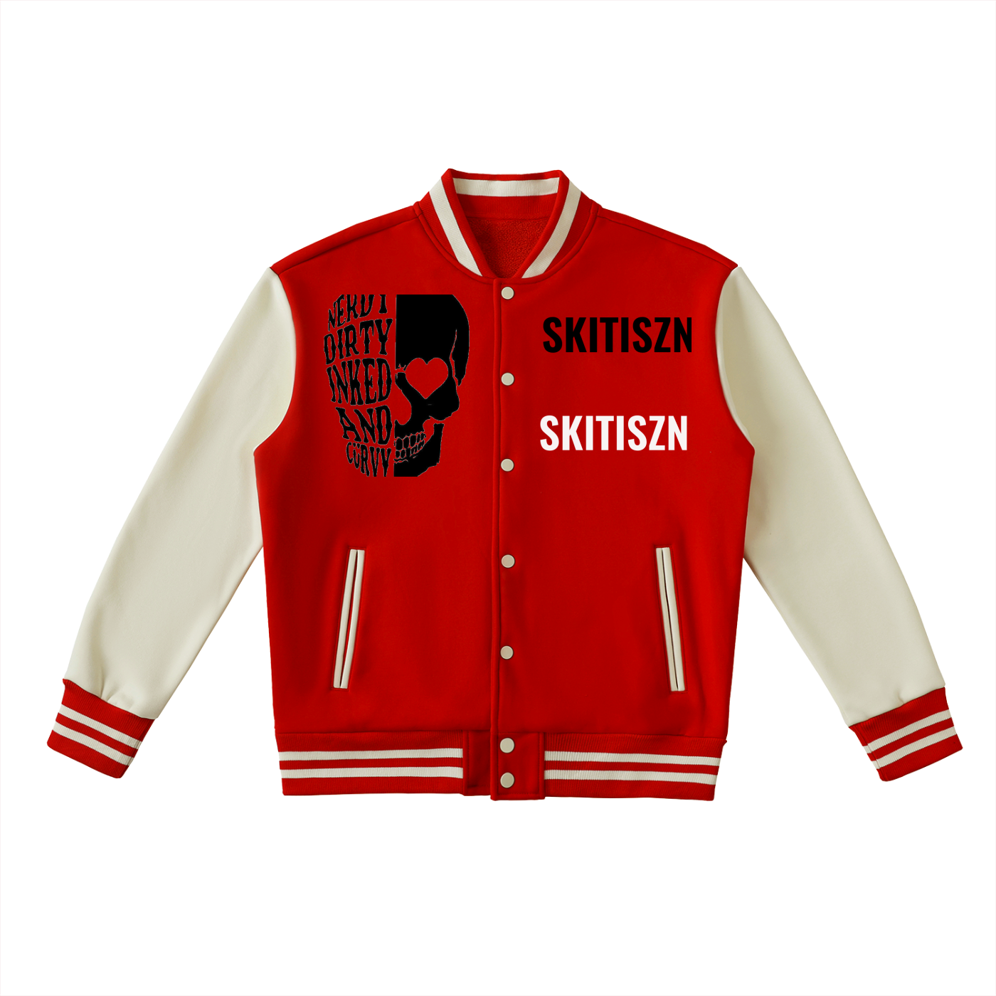 Skitiszn Limited Edition Fleeced Varsity Jacket