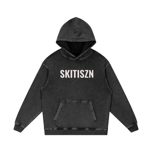 Skitiszn Black Fade Oversize Hoodie - 420 GSM